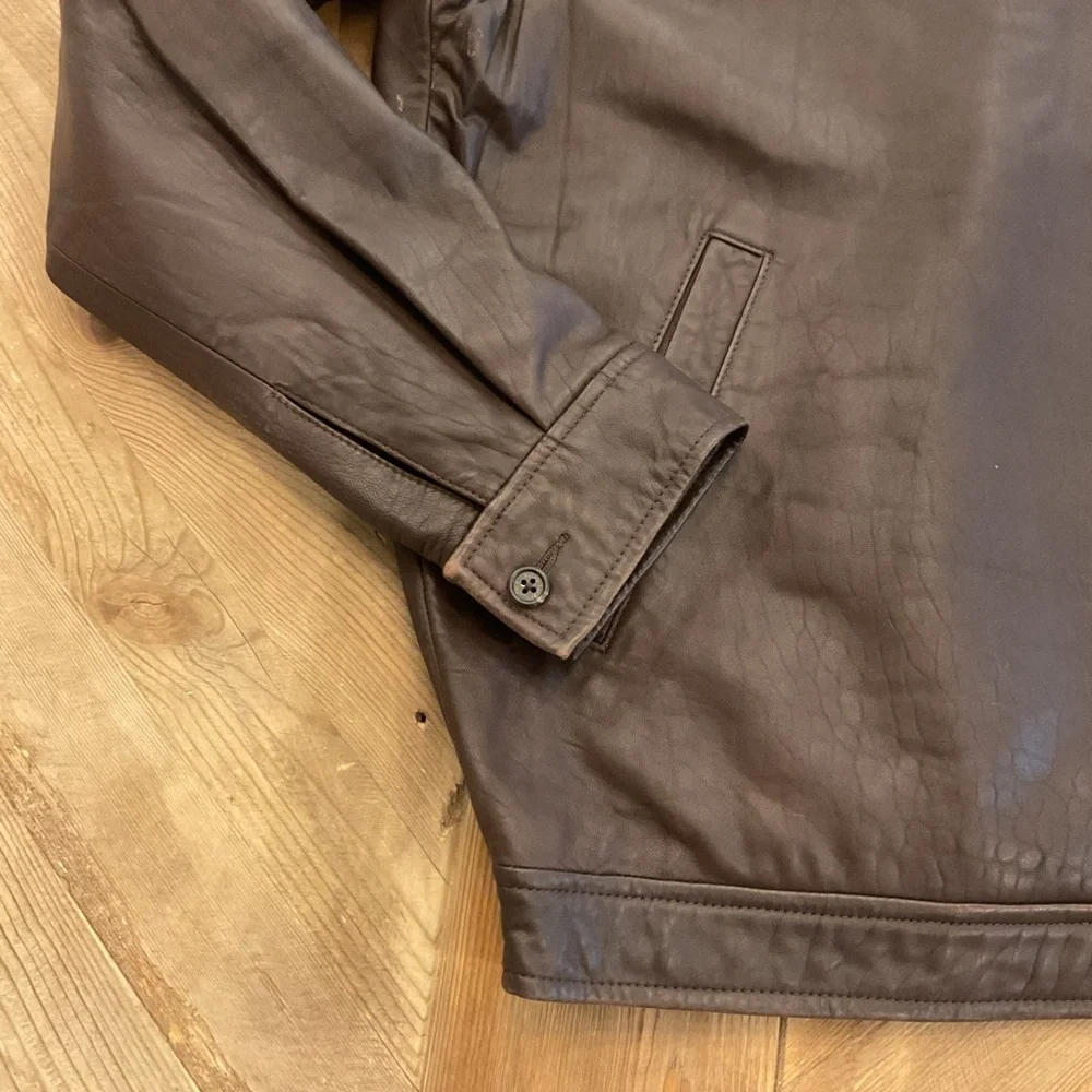 Polo by Ralph Lauren Men’s Brown Leather Jacket - Picture 6 of 9